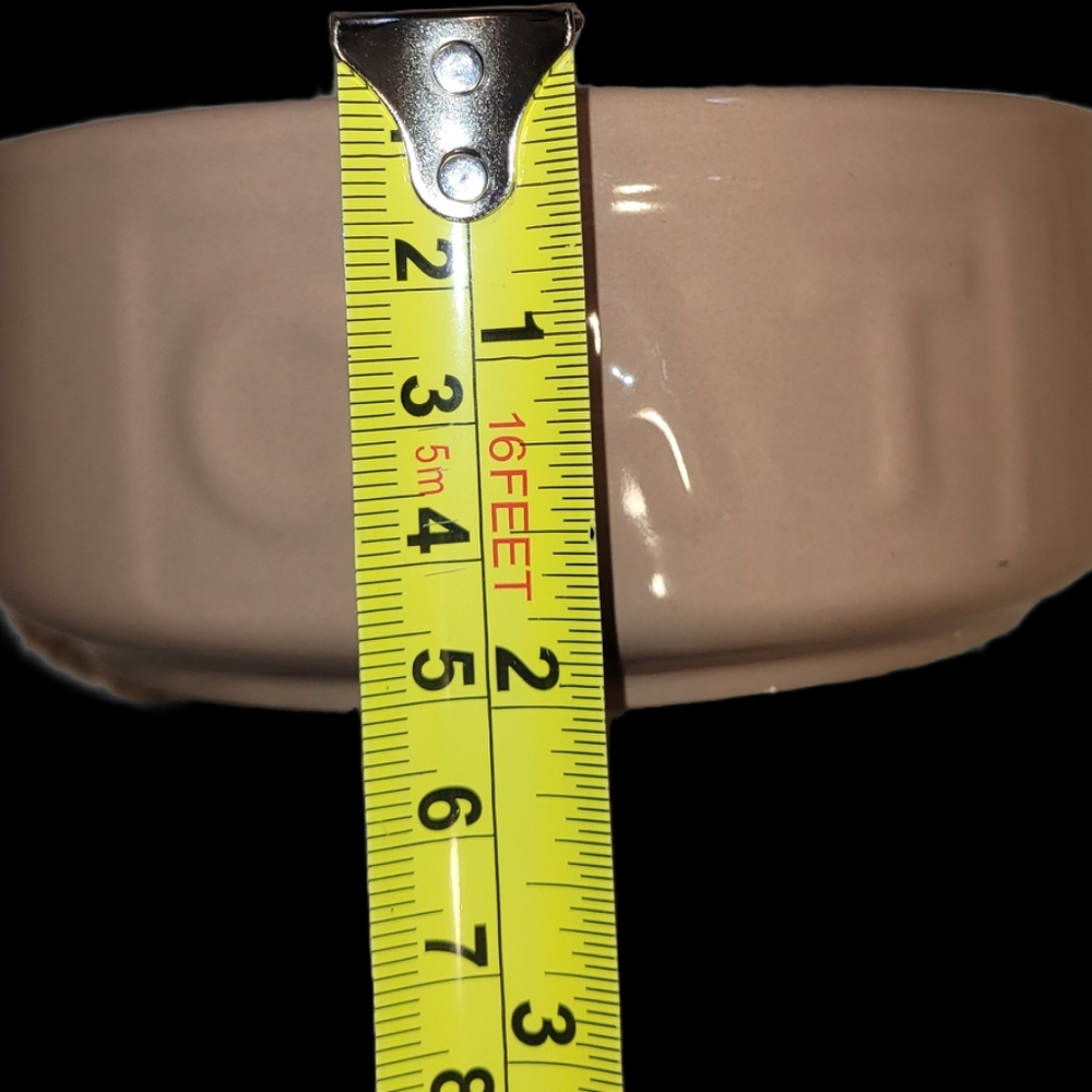 Cerutil Stoneware Tan Ceramic Cat Bowl - Picture 5 of 5